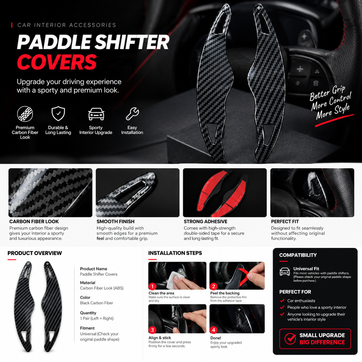 Paddle Shifters Covers