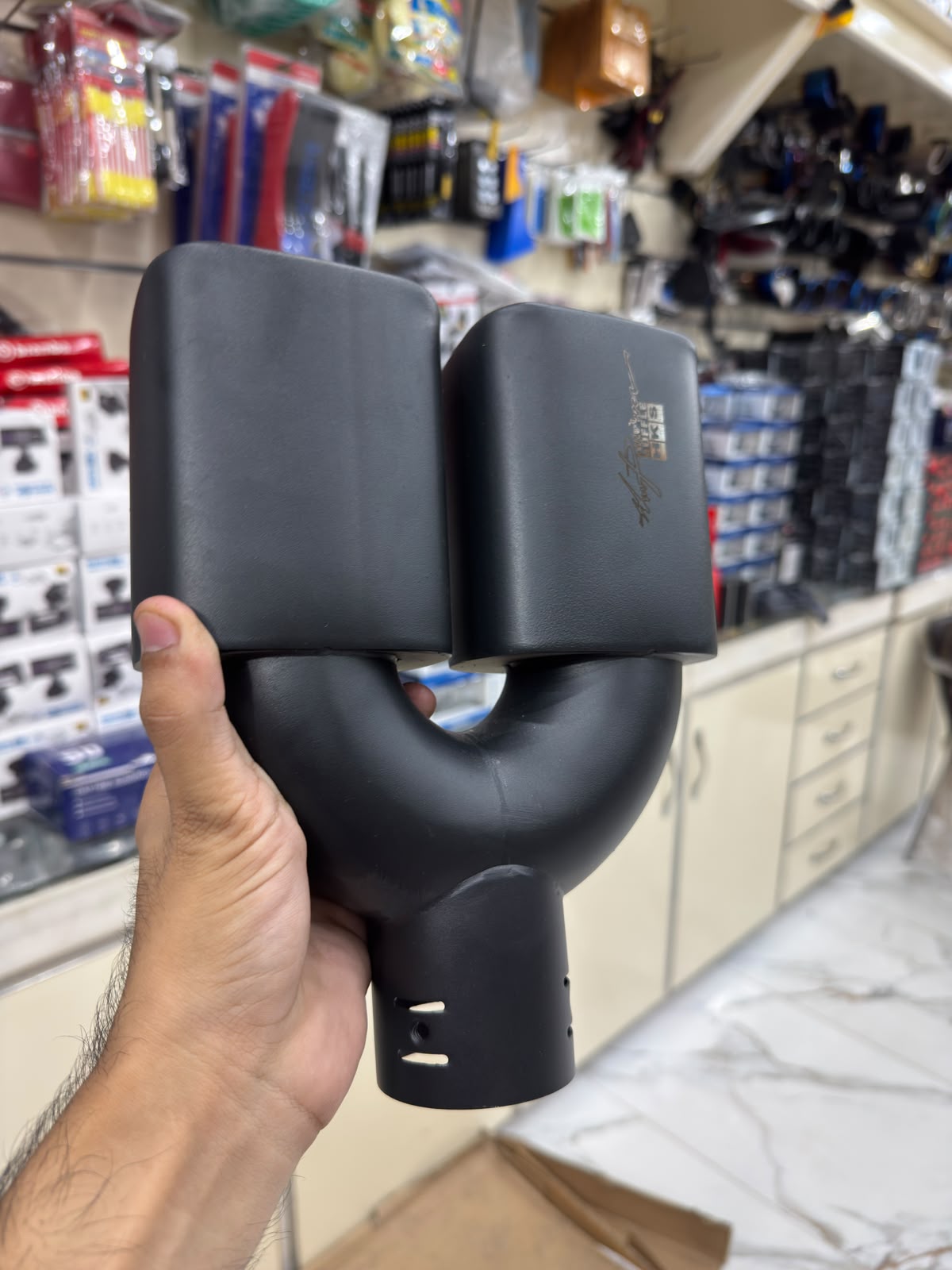 Universal Dual Stainless Steel Exhaust Tip