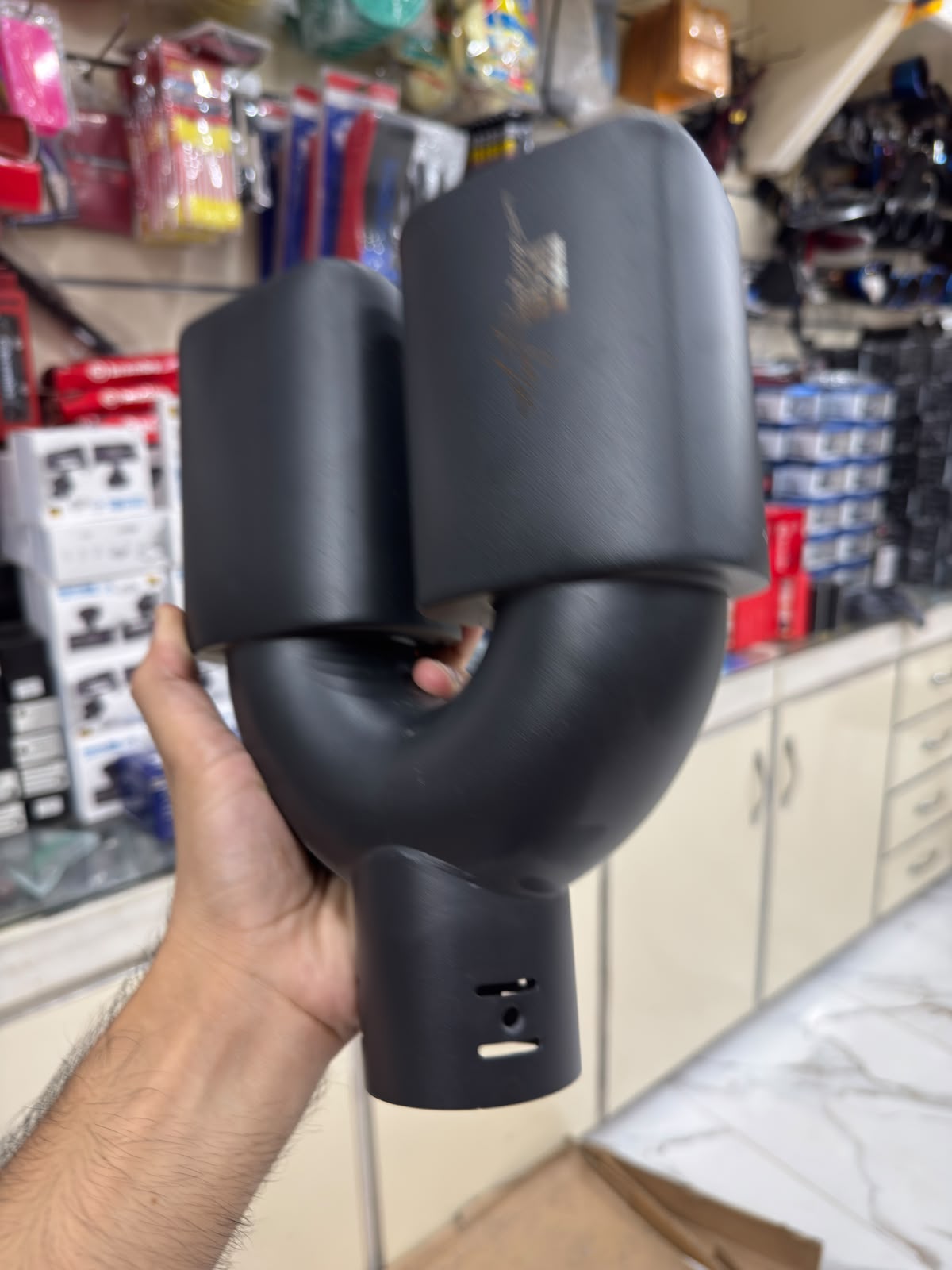 Universal Dual Stainless Steel Exhaust Tip