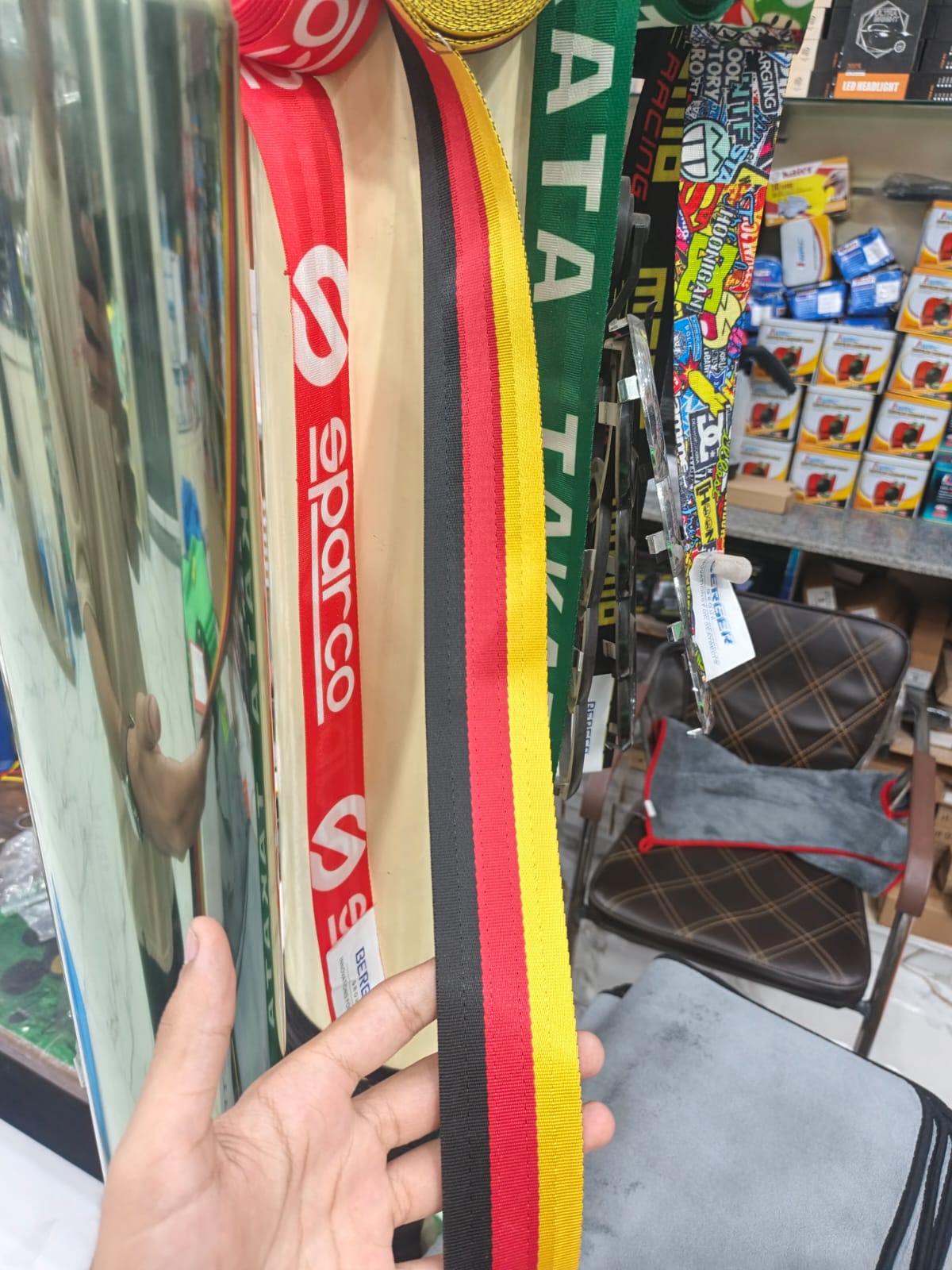 Universal Sports Seat Belt Strips